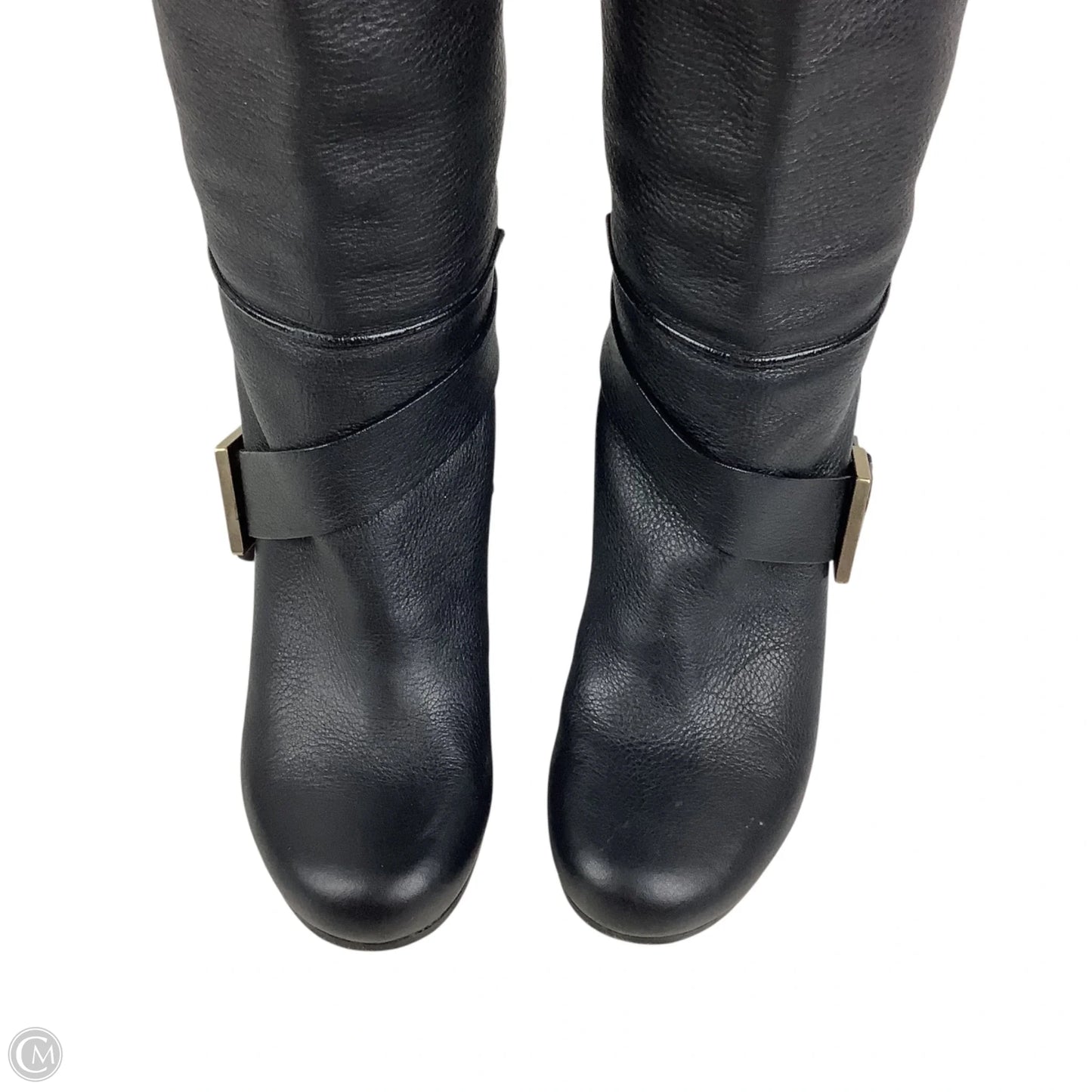 Boots Luxury Designer By Chloe In Black, Size: 38.5