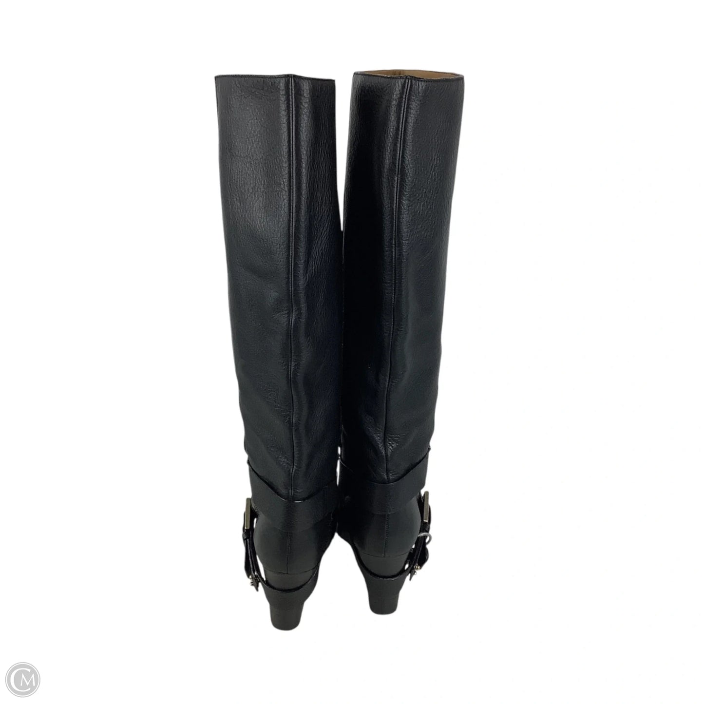 Boots Luxury Designer By Chloe In Black, Size: 38.5