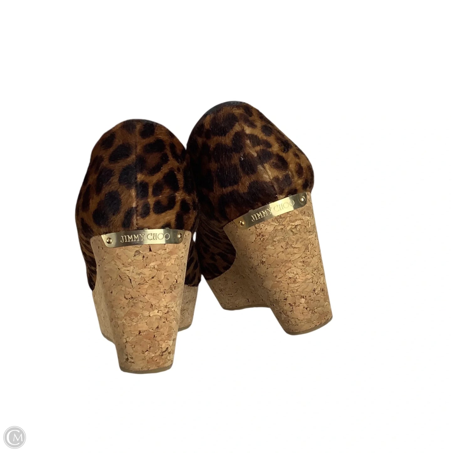 Shoes Luxury Designer By Jimmy Choo In Animal Print, Size: 41