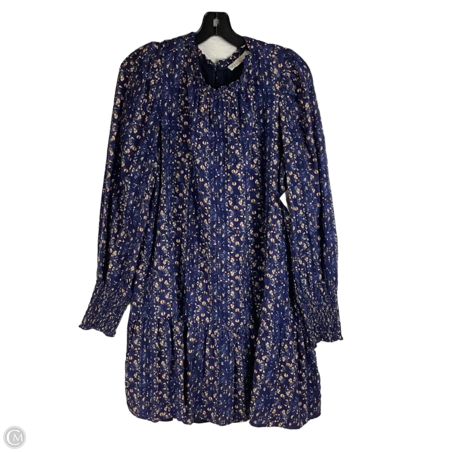 Dress Casual Midi By Marie Oliver In Blue, Size: Xl