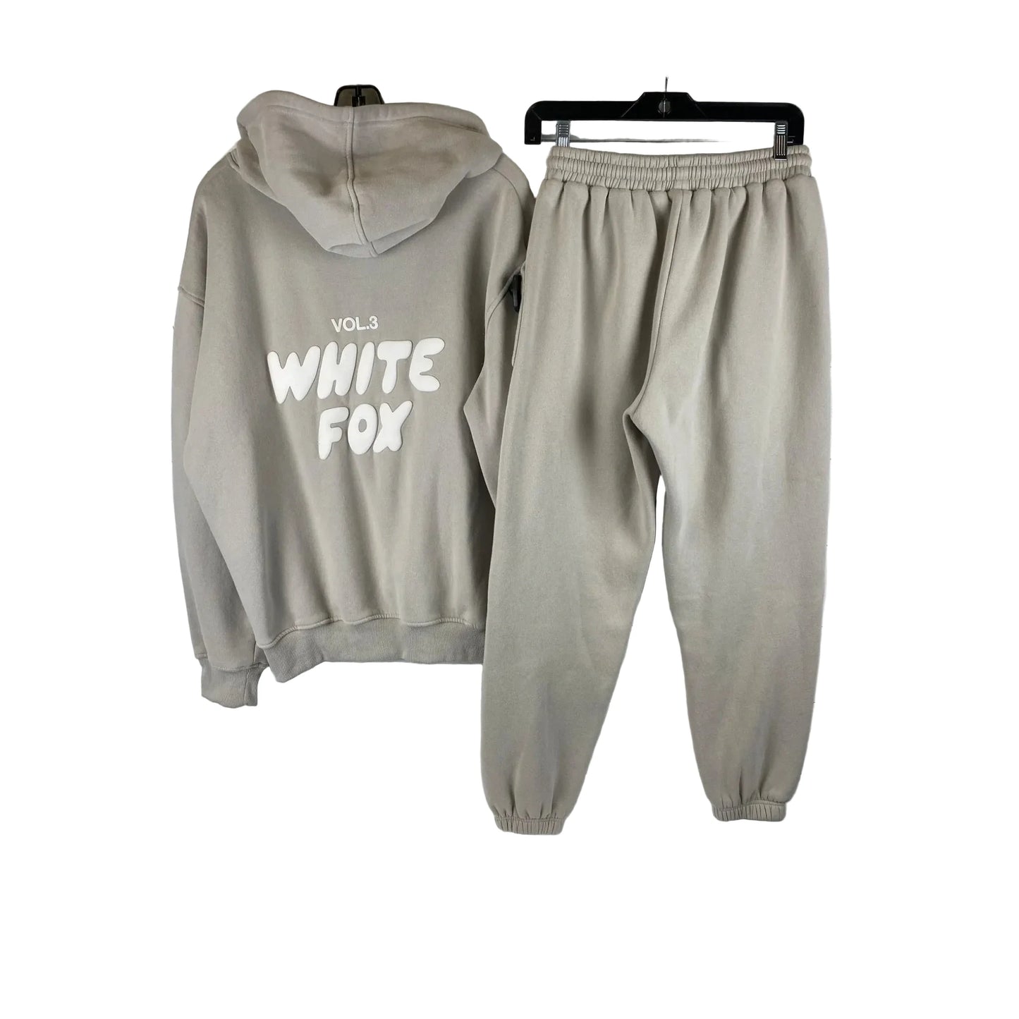 Athletic Pants 2pc By White Fox In Grey Top M/L Bottom S