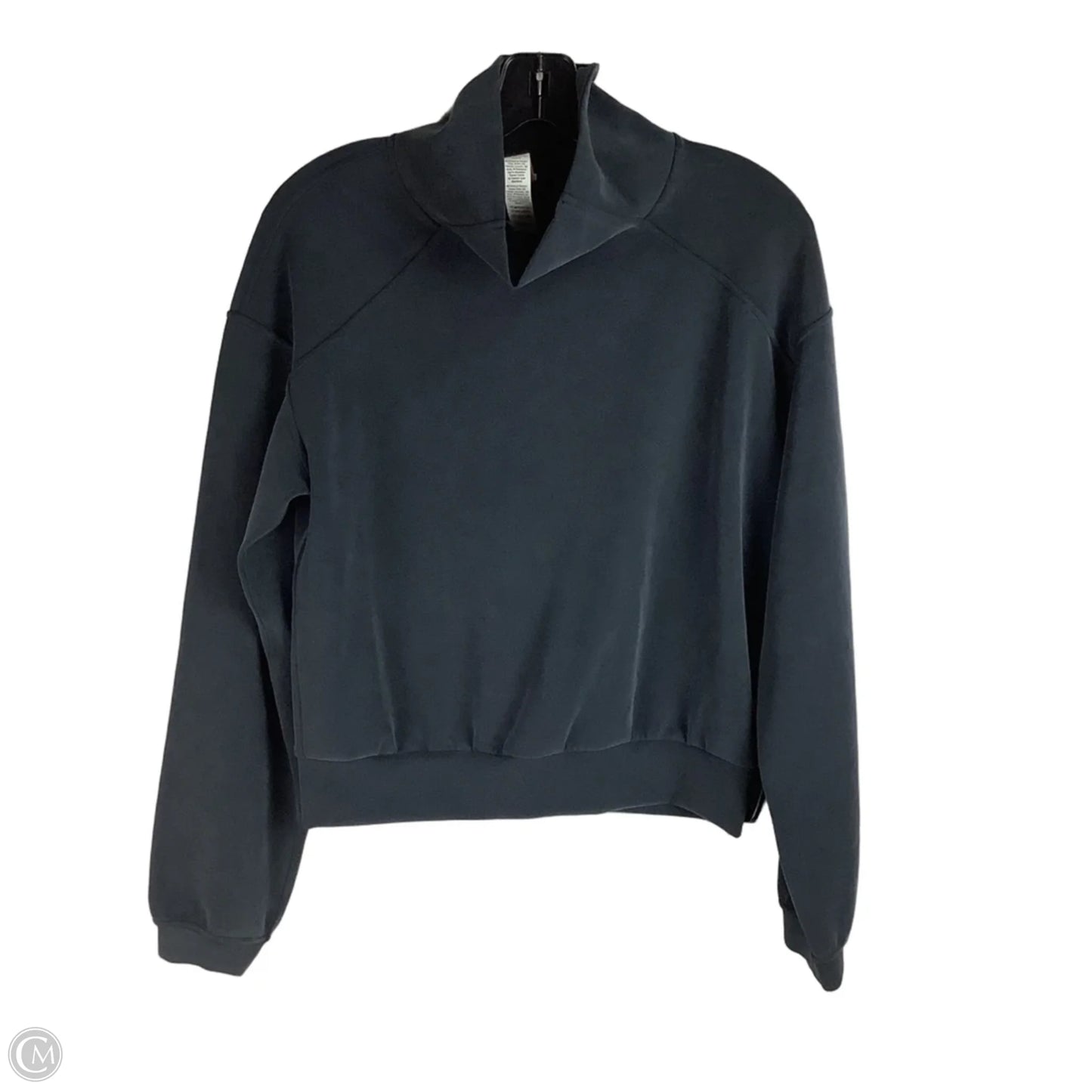 Athletic Sweatshirt Collar By Lululemon In Grey, Size: Xs