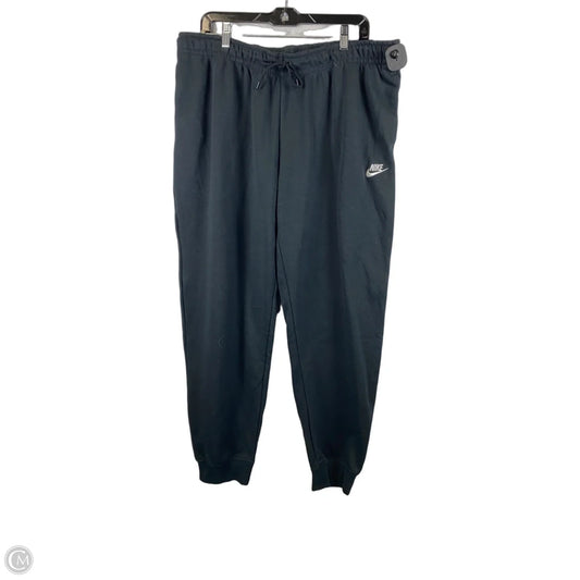 Athletic Pants By Nike Apparel In Black, Size: Xl