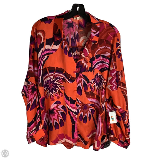 Top Long Sleeve By Jodifl In Orange, Size: M