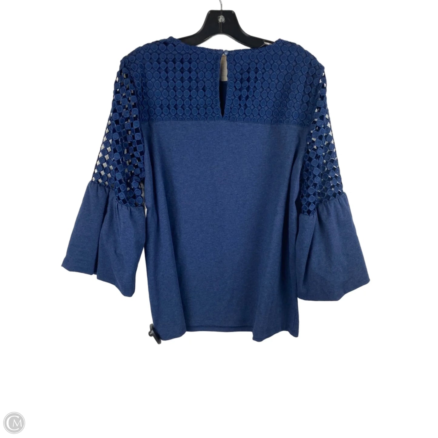 Top Long Sleeve By Chicos In Blue, Size: L
