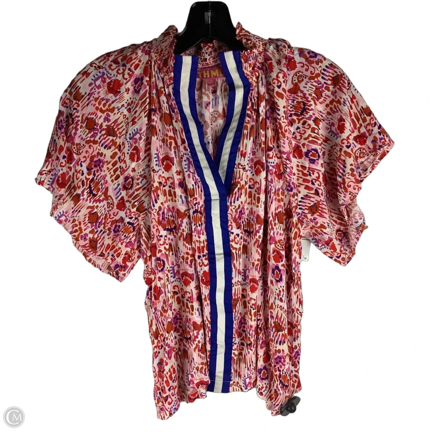 Top Short Sleeve By Thml In Red, Size: M