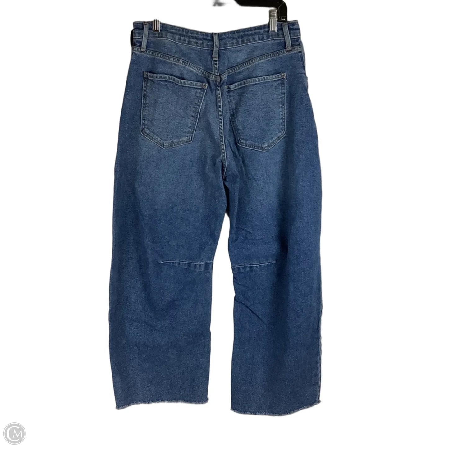 Jeans Wide Leg By Just Black In Blue Denim, Size: 6 (29)