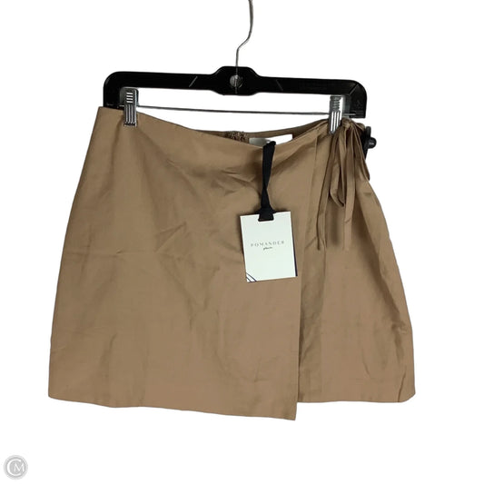 Skirt Mini & Short By Pomander Place In Tan, Size: M