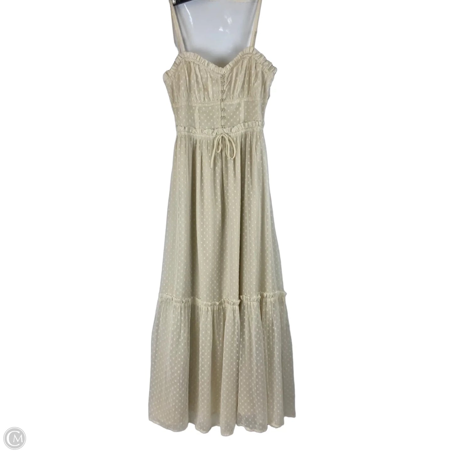 Dress Casual Maxi By Patrons Of Peace In Cream, Size: S
