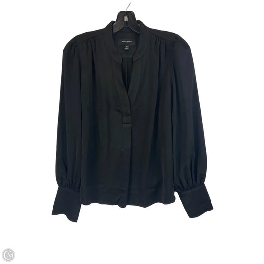 Top Long Sleeve By Banana Republic In Black, Size: XS