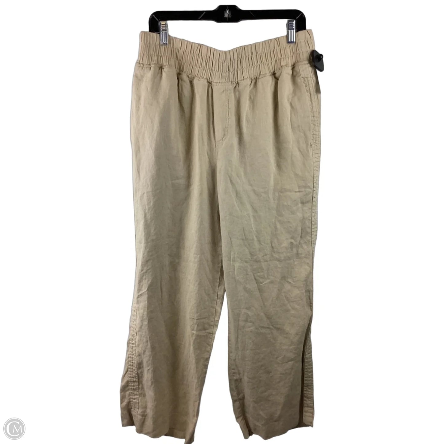 Pants Linen By Quince In Tan, Size: L