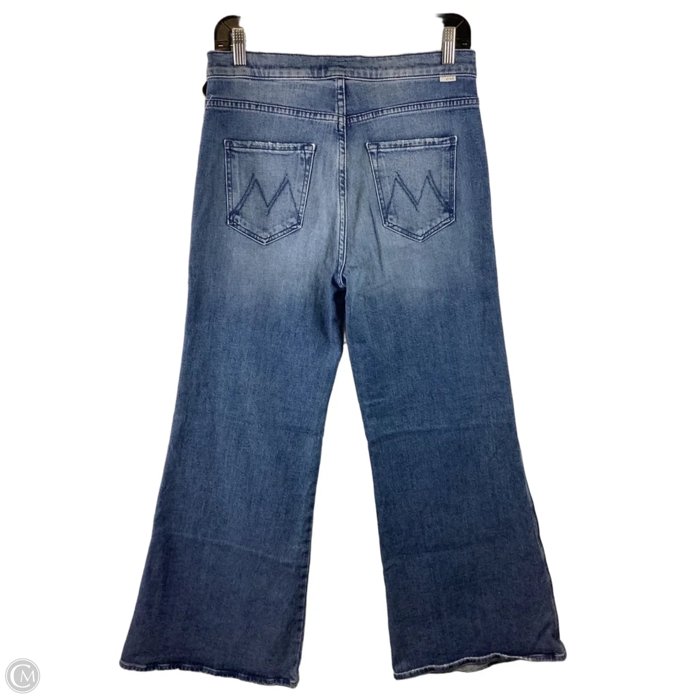 Jeans Flared By Mother In Blue Denim, Size: 29