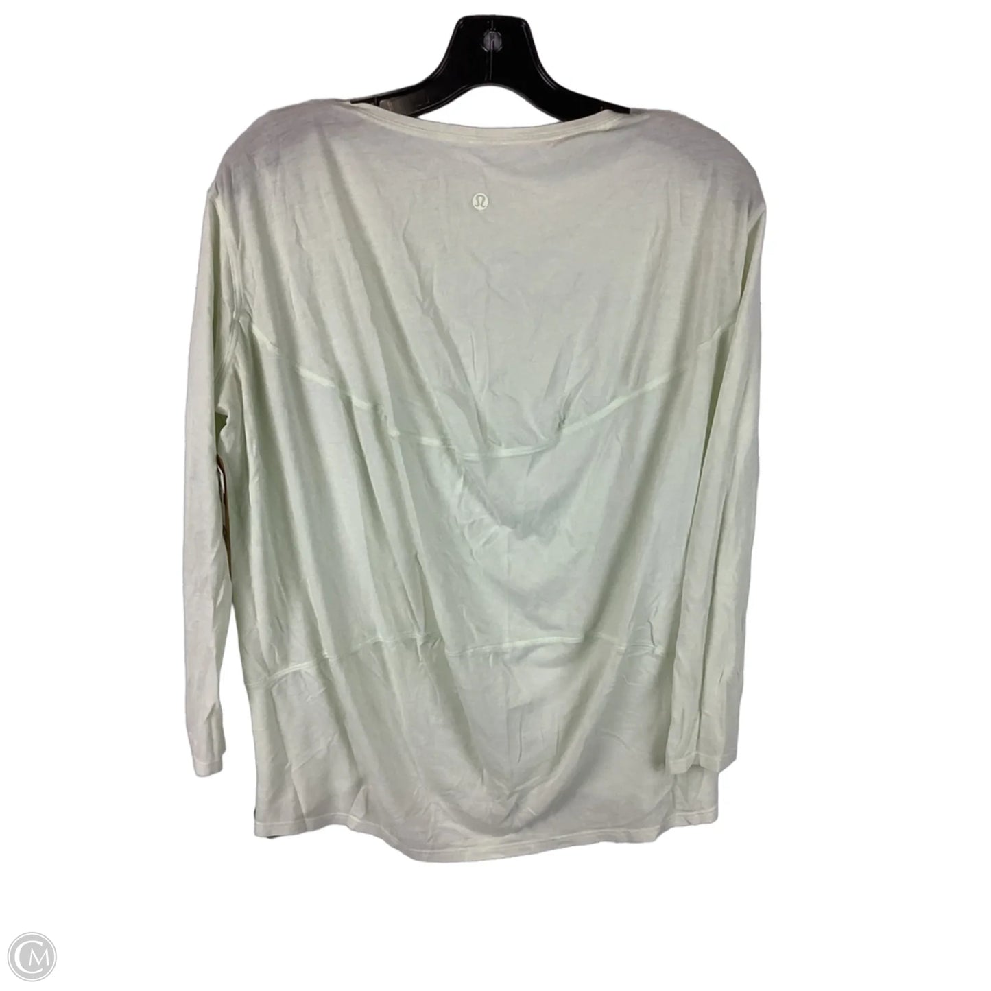 Athletic Top Long Sleeve Crewneck By Lululemon In Yellow