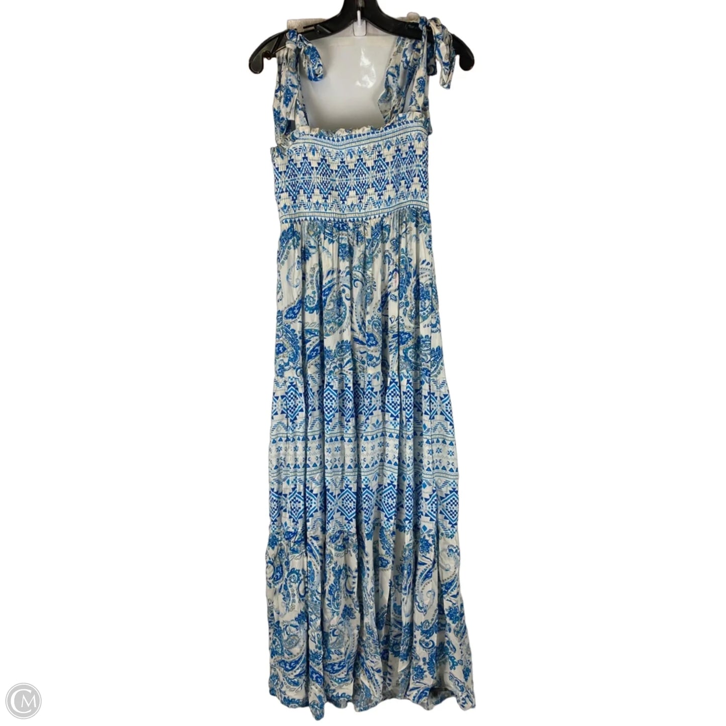 Dress Casual Maxi By Flying Tomato In Blue & White, Size: S