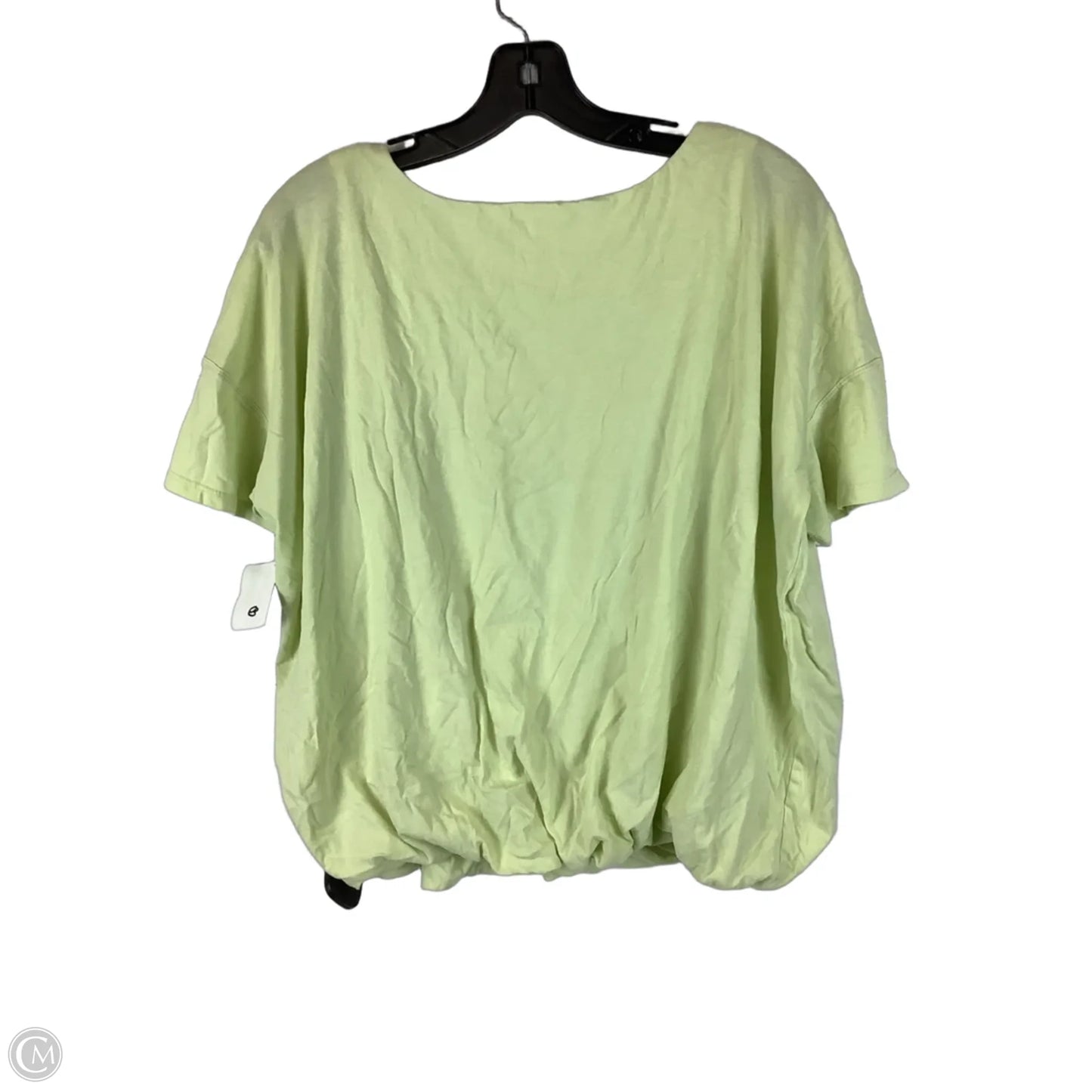 Top Short Sleeve By Maeve In Yellow, Size: M