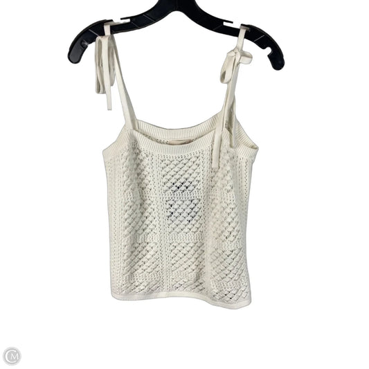 Top Sleeveless By Universal Thread In White, Size: M