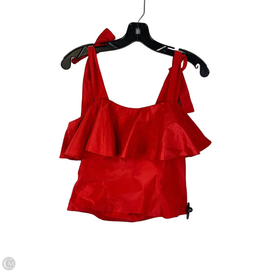 Top Sleeveless By Maeve In Red, Size: 6