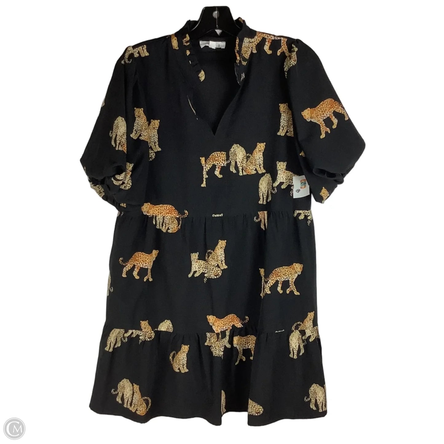Dress Casual Short By Thml In Animal Print, Size: M
