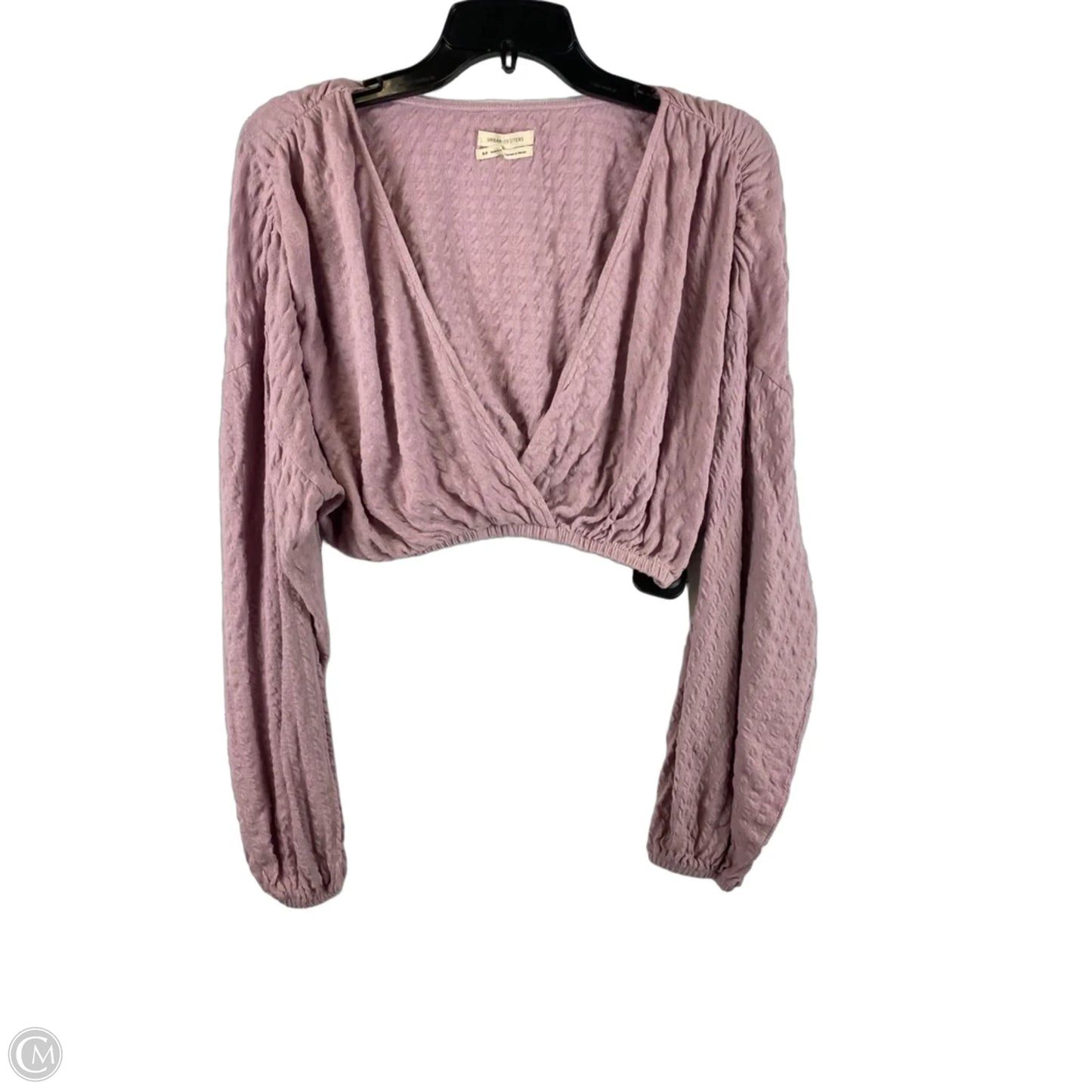Top Long Sleeve By Urban Outfitters In Purple, Size: S