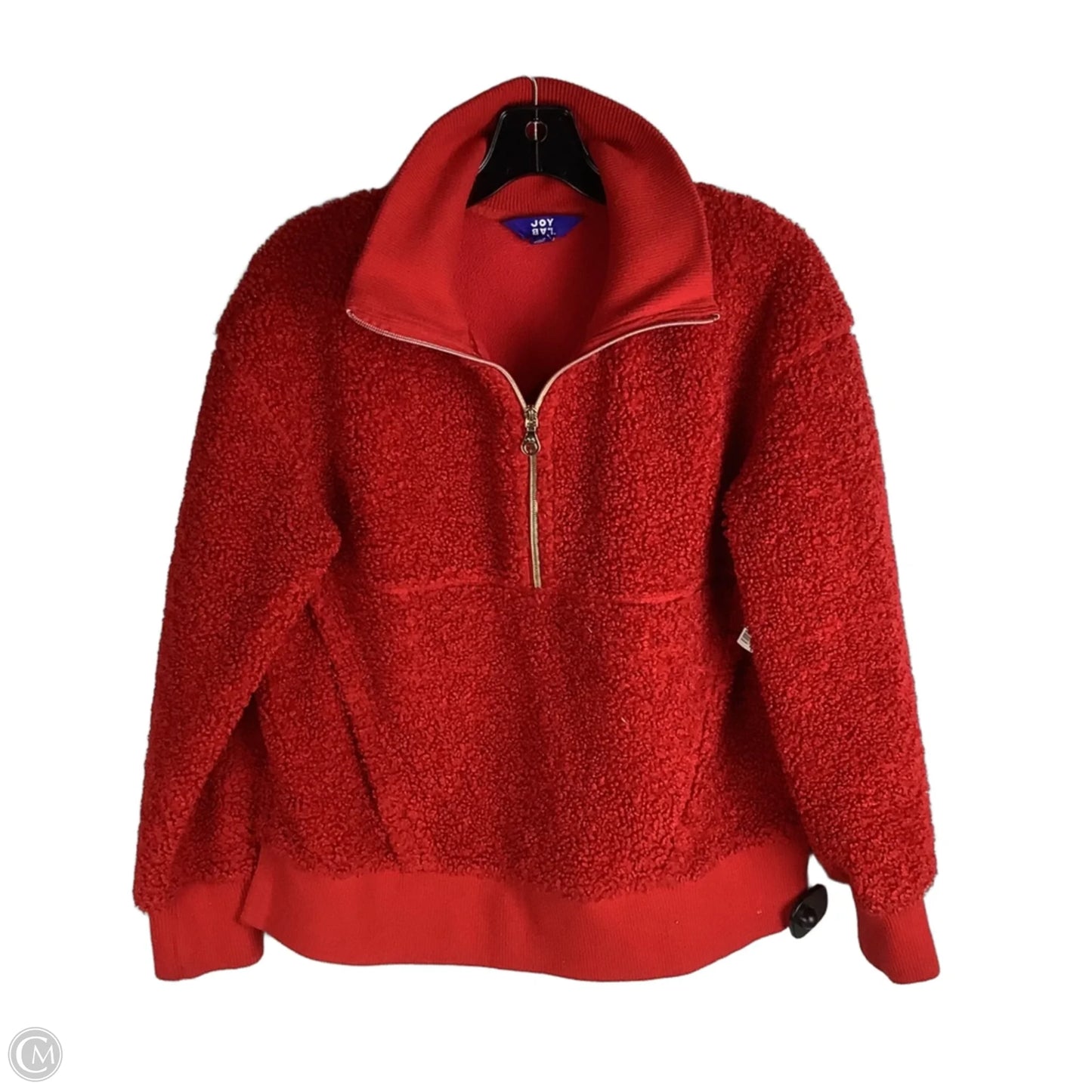 Jacket Faux Fur & Sherpa By Joy Lab In Red, Size: M