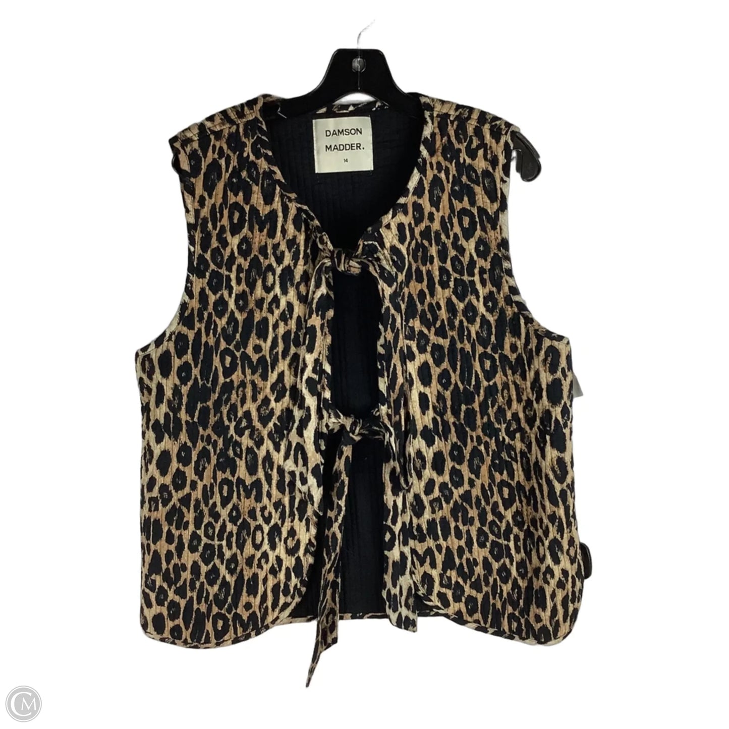 Vest Puffer & Quilted By Cmc In Animal Print, Size: 14