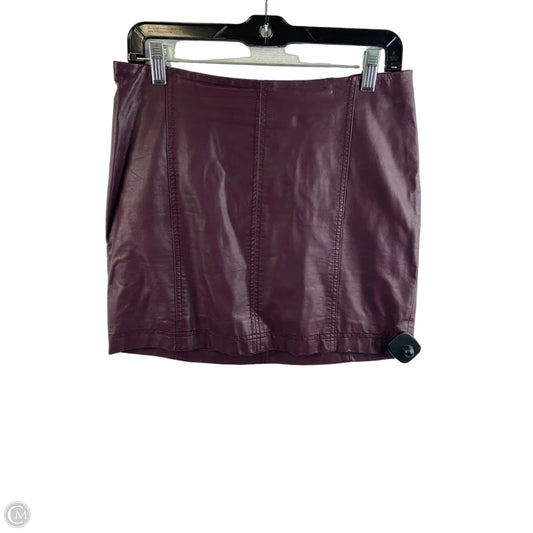 Skirt Mini & Short By Free People In Purple, Size: 6