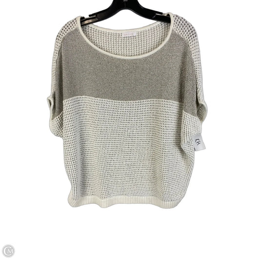 Sweater Short Sleeve By Cache In Cream