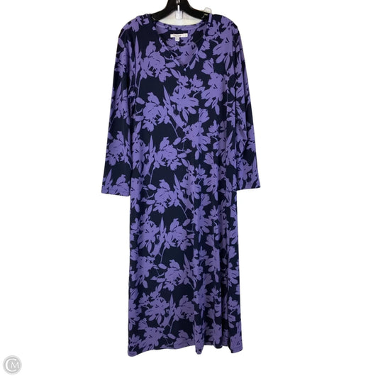 Dress Casual Maxi By Chicos In Purple, Size: M