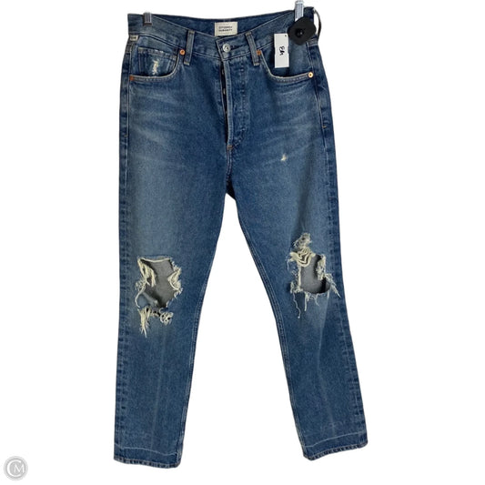 Jeans Straight By Citizens Of Humanity In Blue Denim, Size: 0