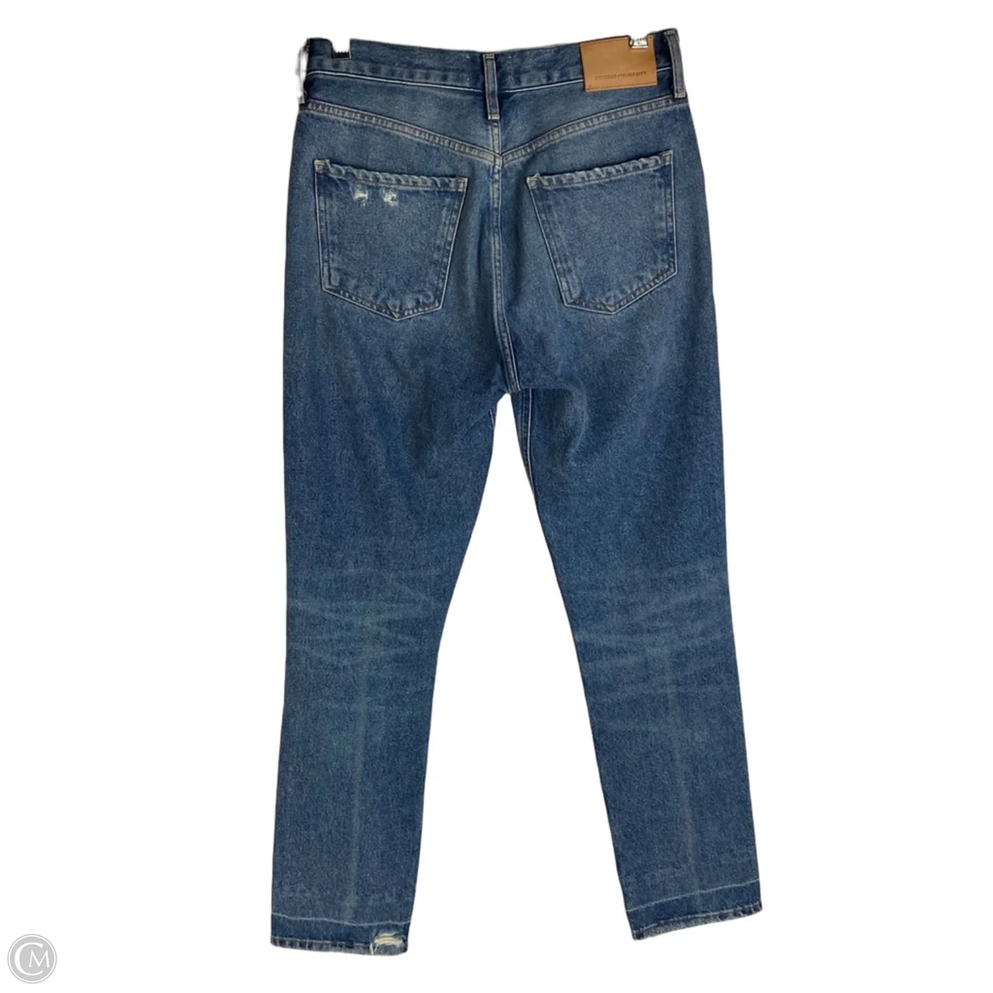 Jeans Straight By Citizens Of Humanity In Blue Denim, Size: 0