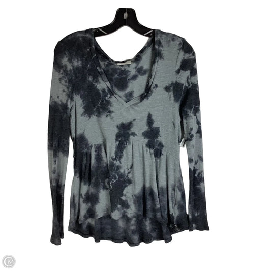 Top Long Sleeve By T.la In Grey, Size: S