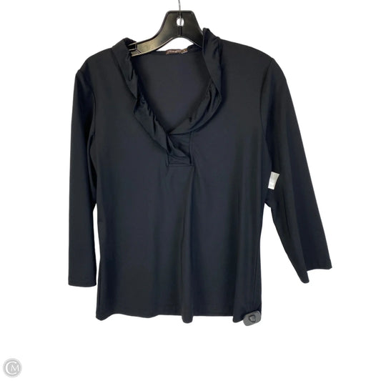 Top Long Sleeve By J Mclaughlin In Black, Size: S