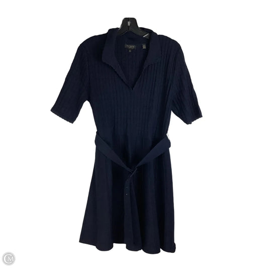 Dress Party Short By Ted Baker In Navy, Size: 8/10 (M/L)