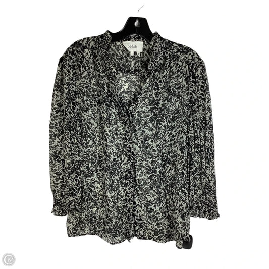 Top Long Sleeve Designer By Ba&sh In Black, Size: S