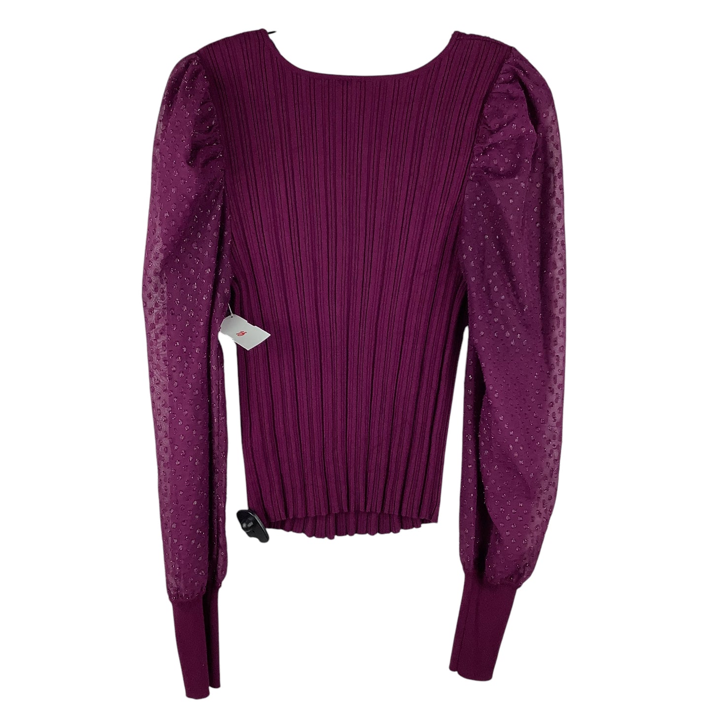 Top Long Sleeve By Anthropologie In Purple, Size: M