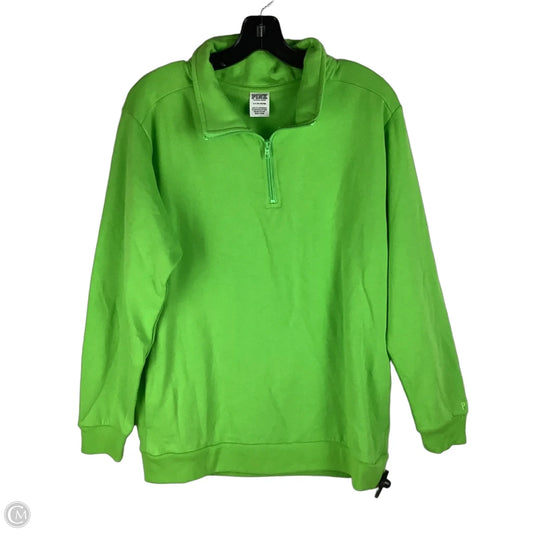 Sweatshirt Collar By Pink In Green, Size: S