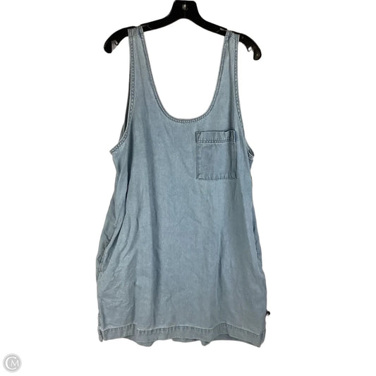 Dress Casual Short By Universal Thread In Blue Denim, Size: L