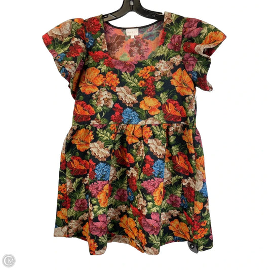 Dress Party Short By Entro In Floral Print, Size: L