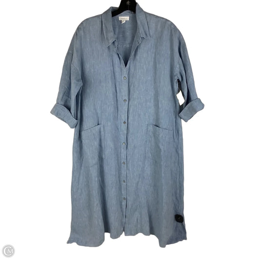 Dress Casual Midi By Pure Jill In Blue, Size: S