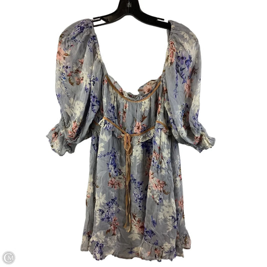 Dress Casual Short By Free People In Floral Print, Size: S