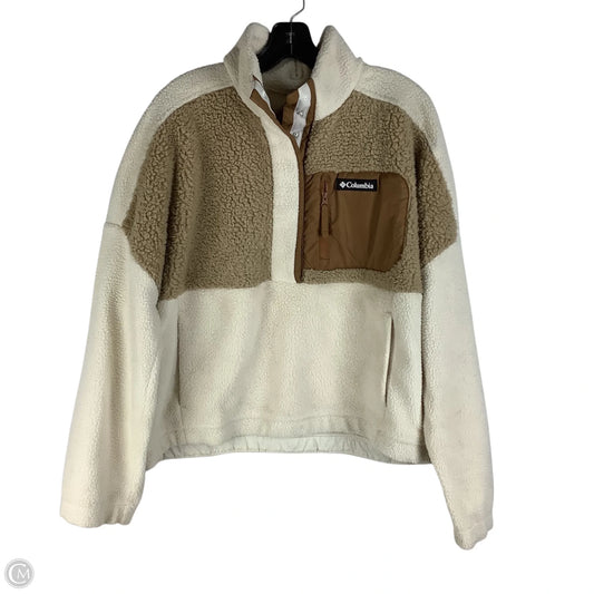 Jacket Faux Fur & Sherpa By Columbia In Cream, Size: Xl