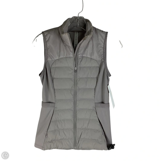 Vest Puffer & Quilted By Lululemon In Grey, Size: 4