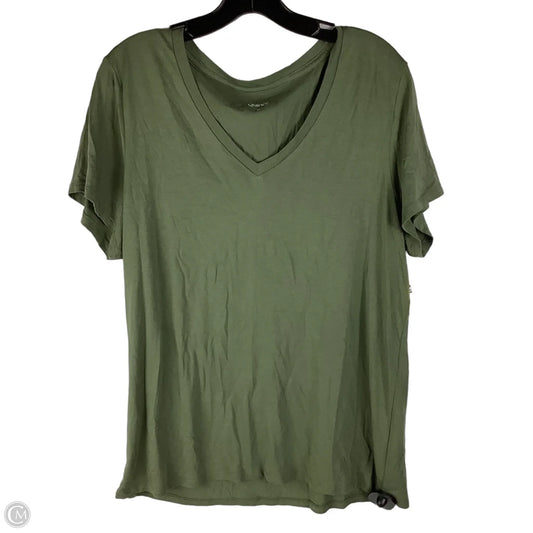Top Short Sleeve By Quince In Green, Size: Xl