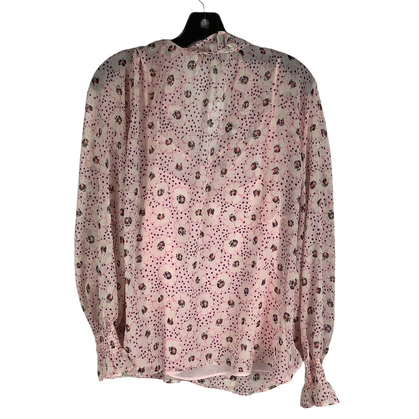 Pink Top Long Sleeve Loft, Size Xl