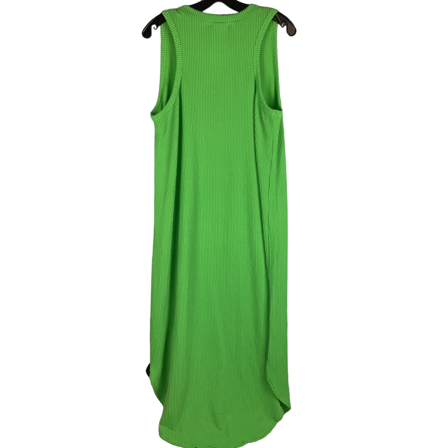 Green Dress Casual Maxi Entro, Size L