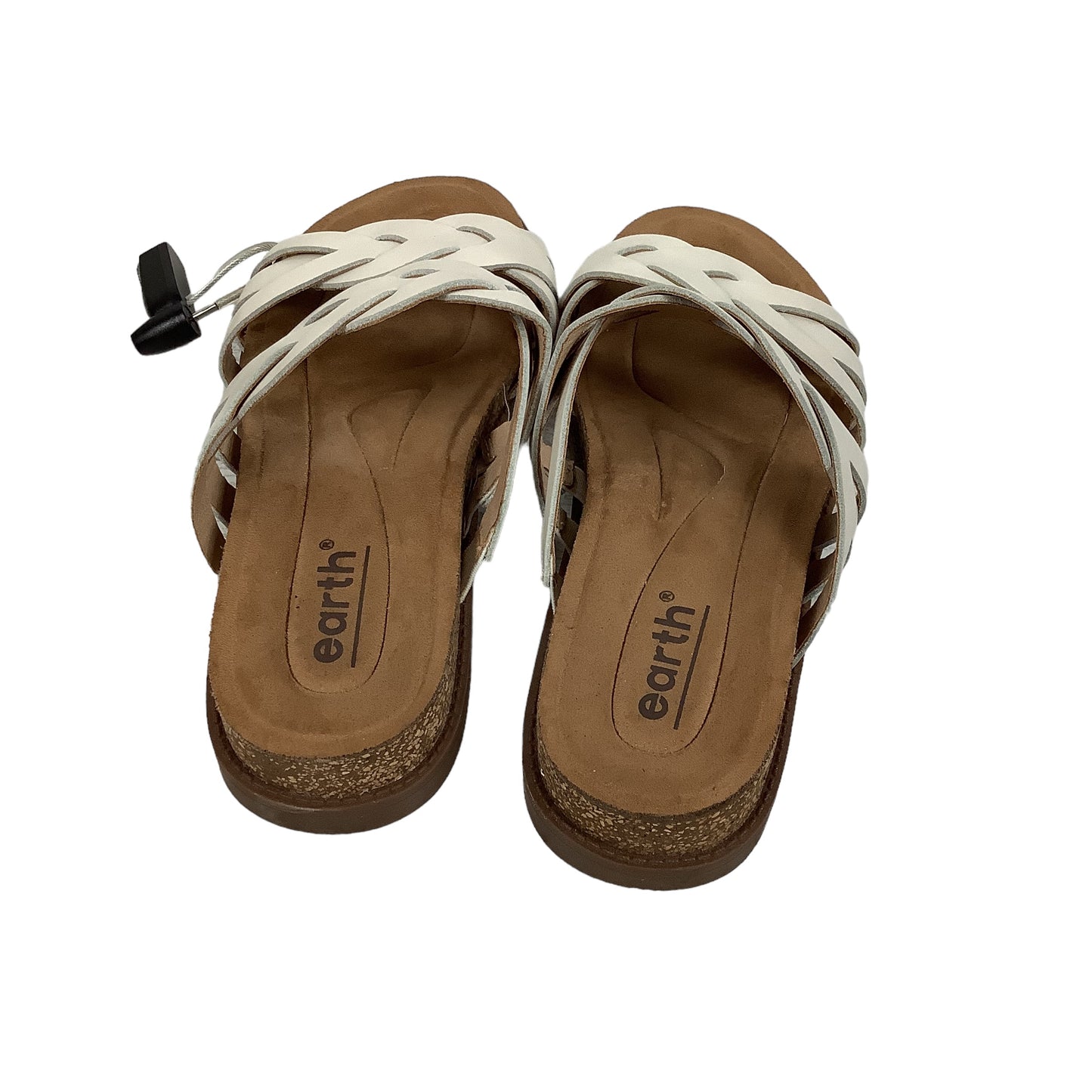 Sandals Flats By Earth In Cream, Size: 7