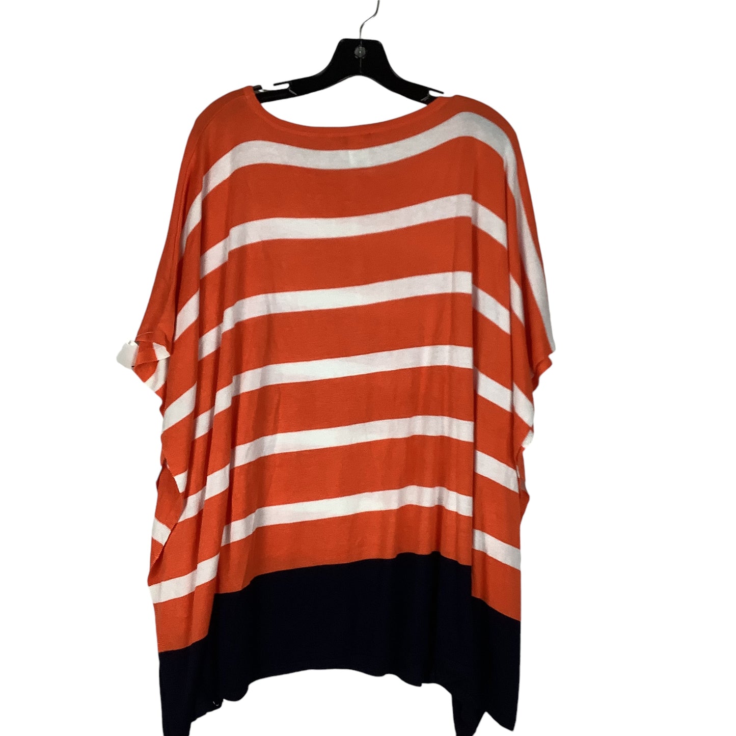 Top Long Sleeve By Talbots In Striped Pattern, Size: M