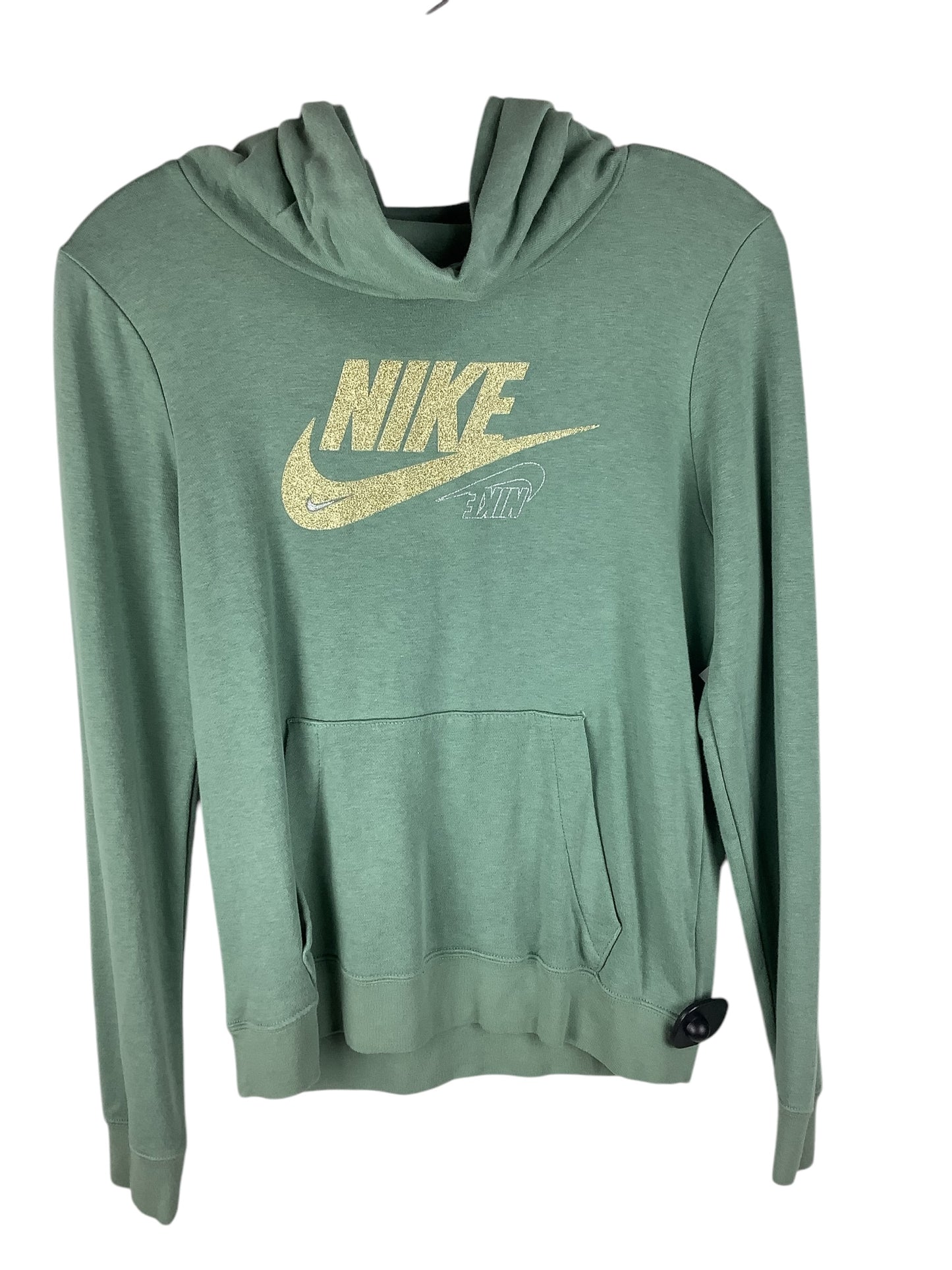 Athletic Sweatshirt Hoodie By Nike Apparel In Green, Size: Xs