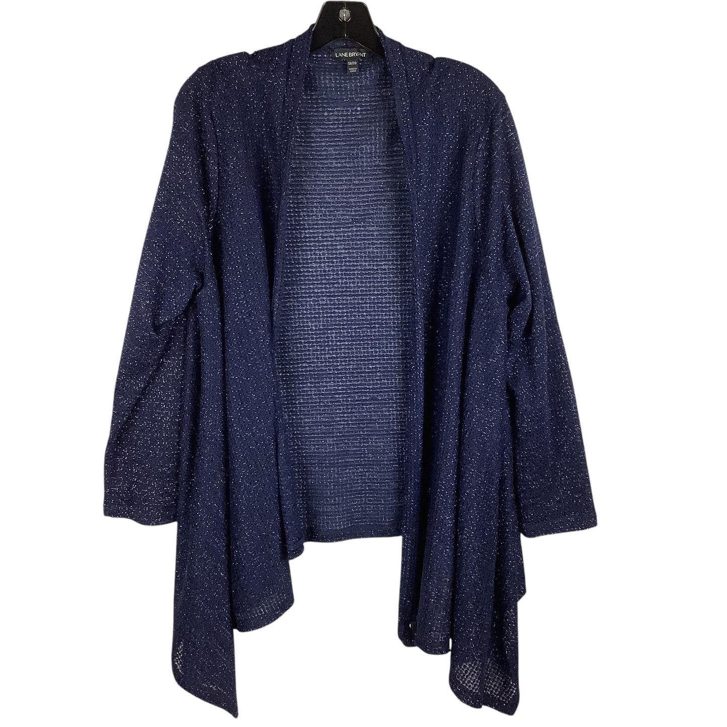 Cardigan By Lane Bryant In Navy, Size: 1x