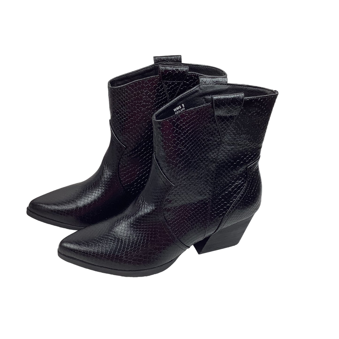 Black Boots Ankle Heels Dolce Vita, Size 9